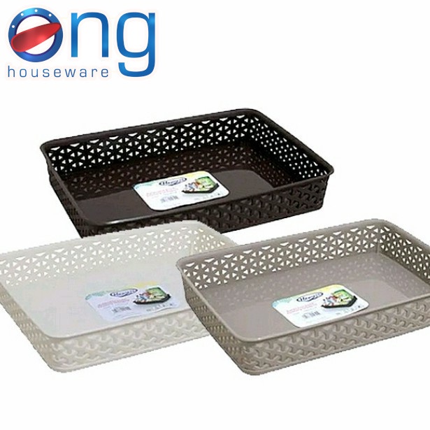 ONG Houseware - Keranjang Plastik serbaguna Castalla Basket Hawai HW5791 HW 5791