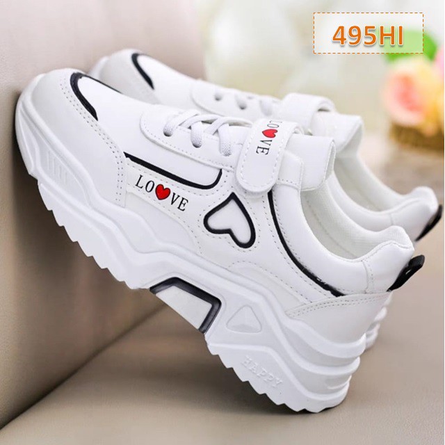 Sepatu Anak Sneakers My Love Fashion Korea Cewek Cowok (495)