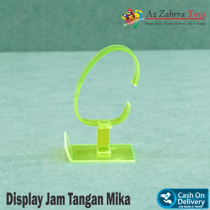 Display pajangan standing watch rak tempat dudukan mika Akrilik Acrylic cangkang jam tangan-3