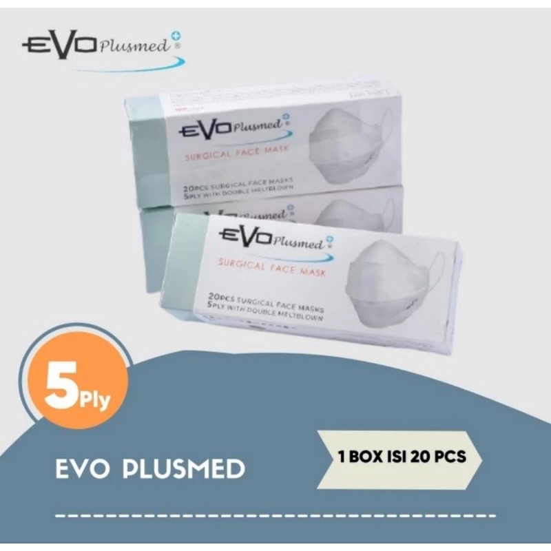 Masker Evo Plusmed Medis  5 Play 4D 1 Box