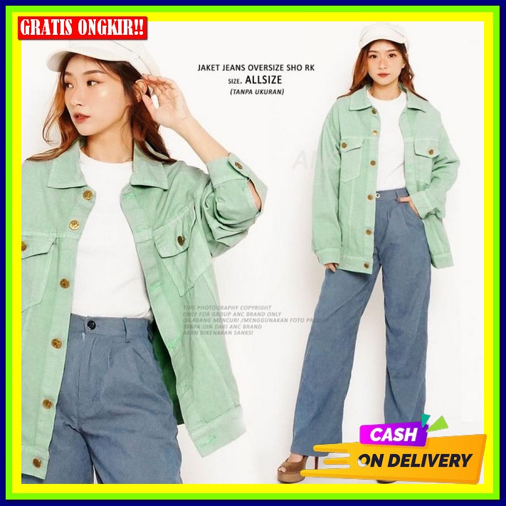 Jaket Jeans Wanita Oversize Jeket Remaja Cewek Kekinian Jeket Jeans Remaja Premium Murah Jacket Jeen