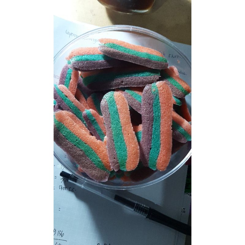 

Lidah Kucing Rainbow Toples Uk 1/2 kg