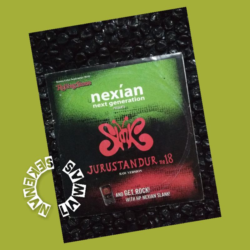 CD Slank - Jurus Tandur No. 18 Raw Version (Cover Ada Sedikit Sobek)