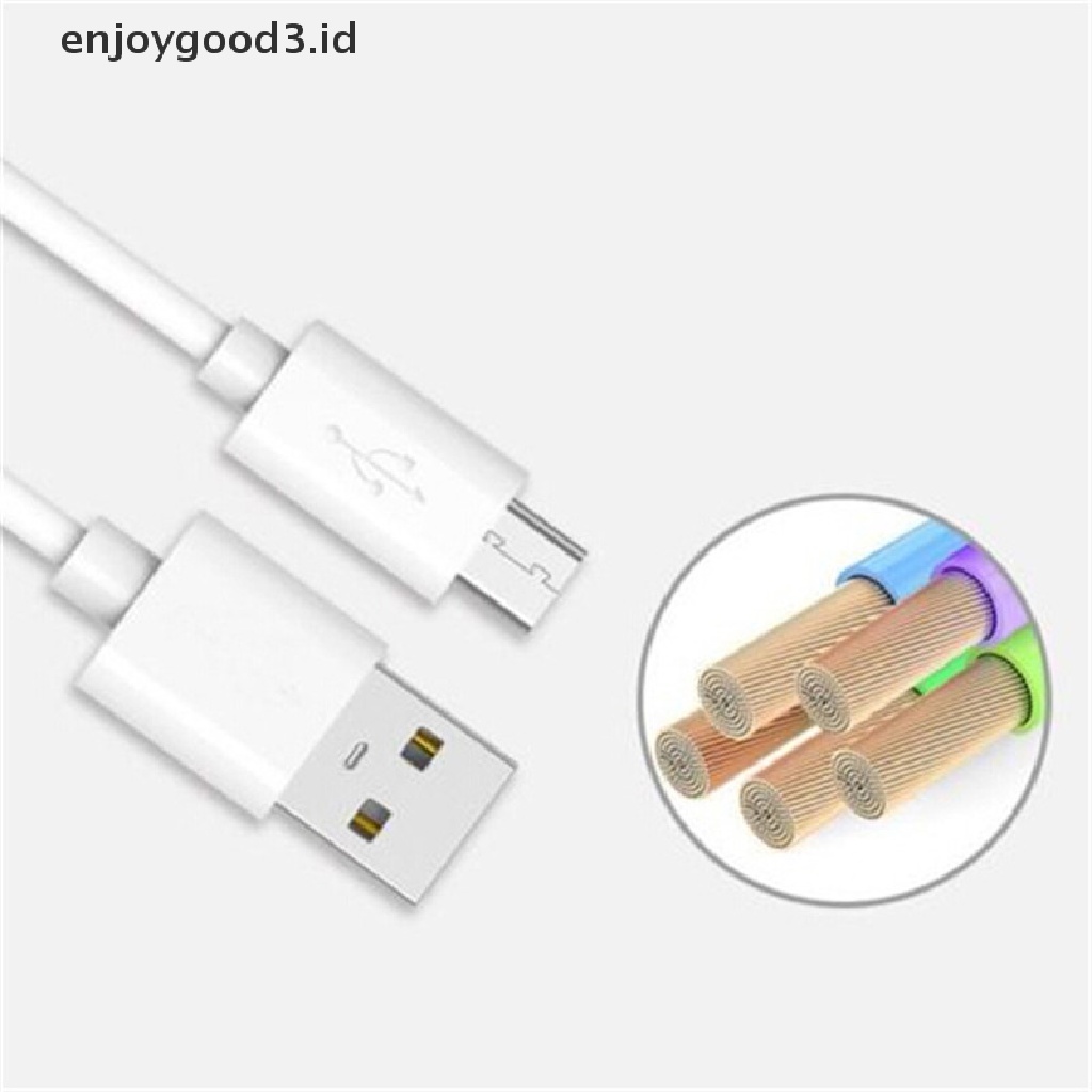 2pcs Kabel Data / Charger Micro Usb Ultra Pendek 20cm Untuk Power Bank