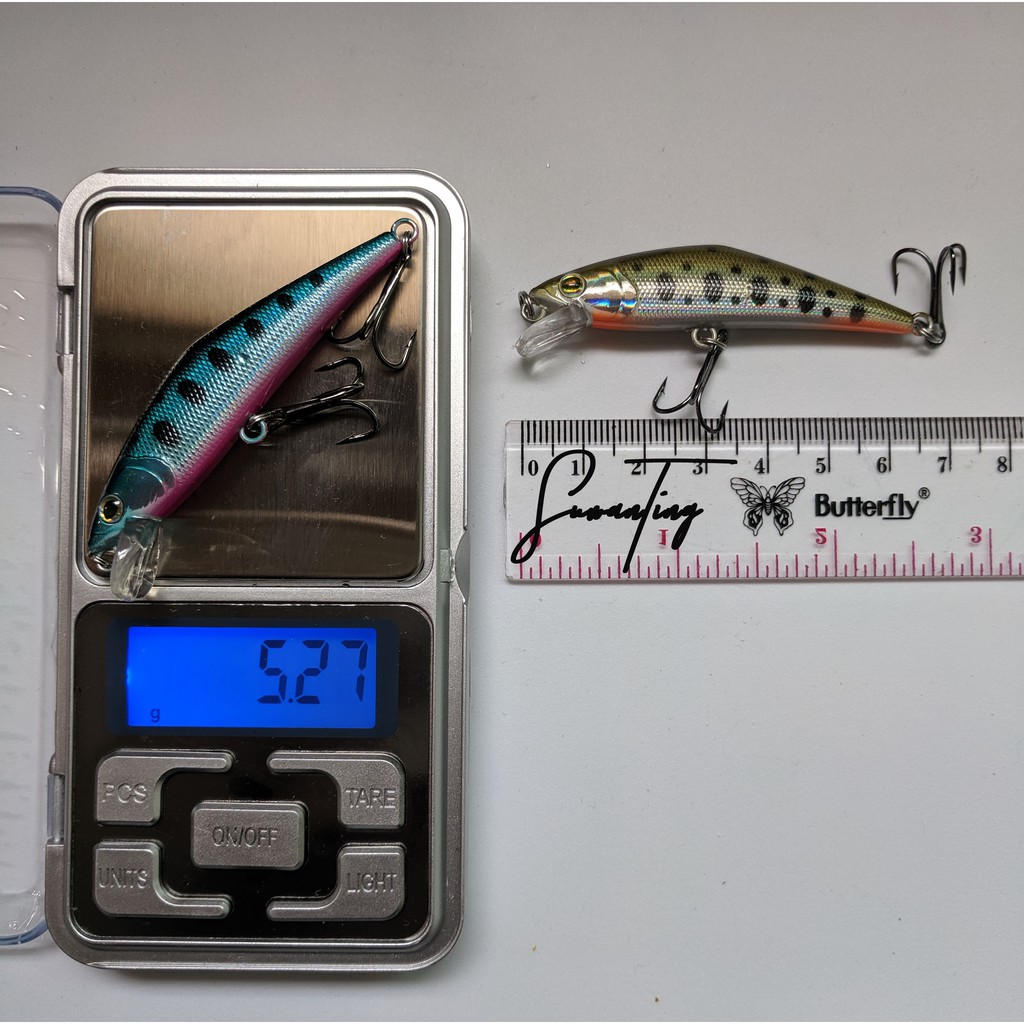 Lure Casting Umpan Minnow 6.4cm Rep.Kraken Ultralight