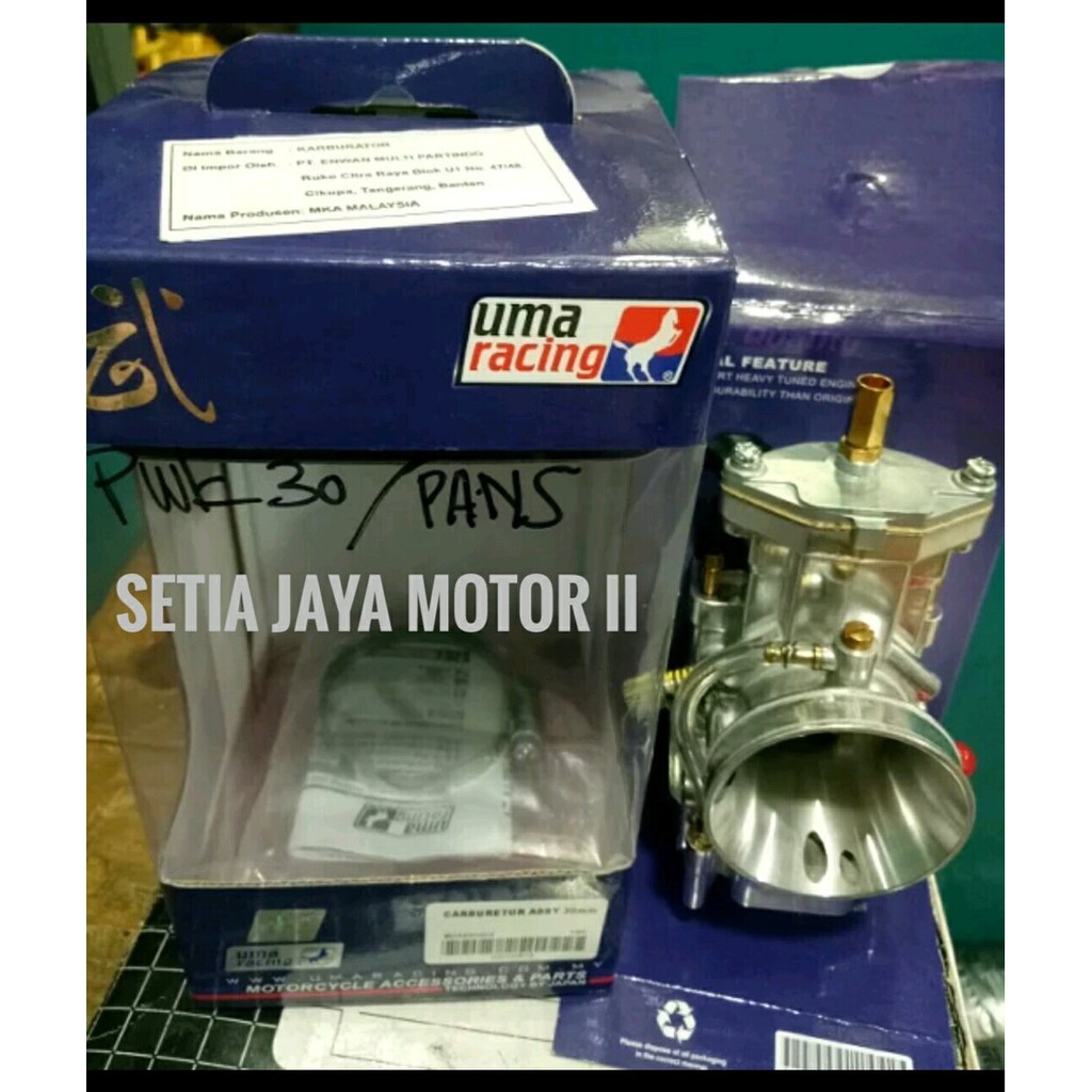 termurah karbu Uma racing pwk 30 ready stock original Uma racing