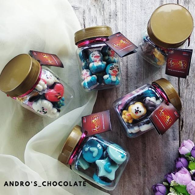 

Coklat Kemasan toples 200 Ml / coklat ekonomis/ coklat toples mini / cokelat karaktee
