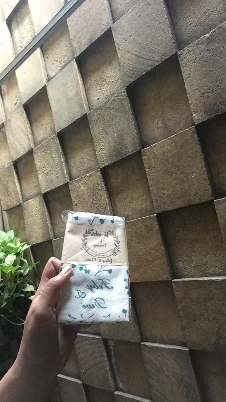 Souvenir Pouch Bahan Blacu Tebal Dan Kuat