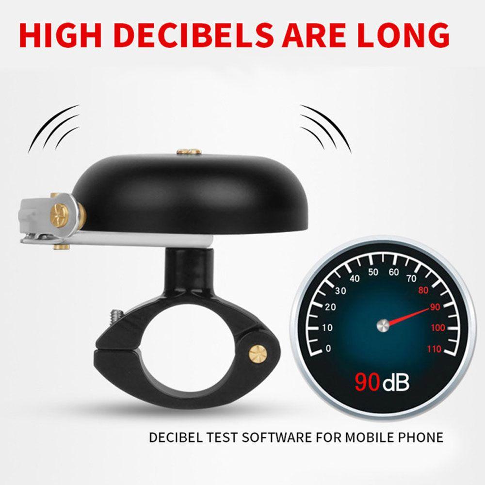 Lanfy Bel Sepeda Untuk Keselamatan Berkendara Tanduk Logam Aksesoris Sepeda Alarm Suara Vintage Bel Peringatan