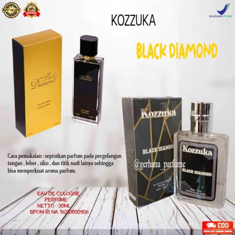 Parfum Black Diamond Original Parfum Pria Murah Parfum Cowom Wangi Tahan Lama Parfum Laki-Laki