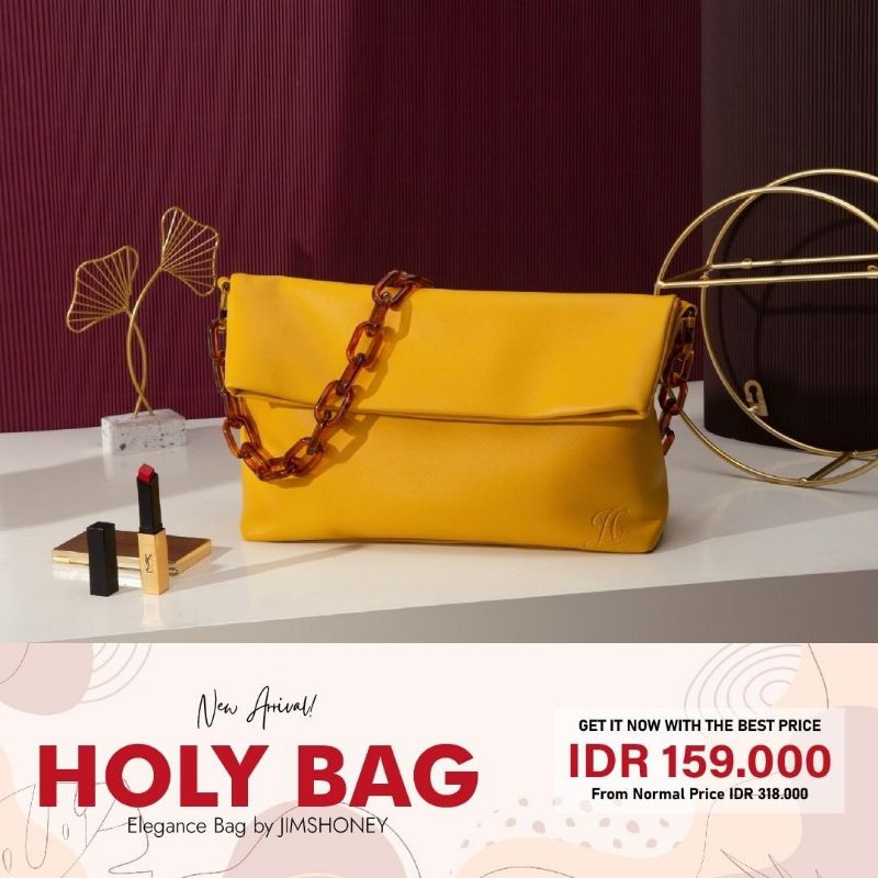 SPECIAL PROMO AKHIR TAHUN TAS EXCLUSIVE WANITA JIMS HONEY JH HOLY BAG KADO ULTAH ANNIVERSARY PACAR ISTRI CEWEK PEREMPUAN UNIK ELEGANT CANTIK MURAH FEMINIM TAS KERJA TAS BESAR TAS RANTAI KADO NATAL CANTIK UNIK MURAH PROMO