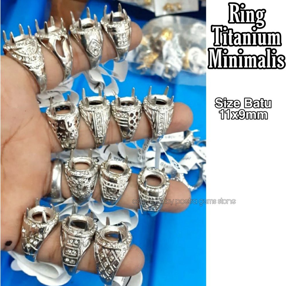 EMBAN GAGANG KOKOT RING IKAT GIGI BAJING CINCIN TITANIUM SUPER KANTORAN