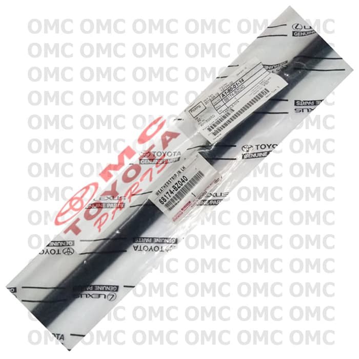 Pelipit Pintu Karet Kaca Dalam Belakang Kiri Rush Terios 68174-BZ040