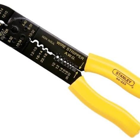 Stanley tang crimping krimping skun penjepit pengupas kabel 9 inch