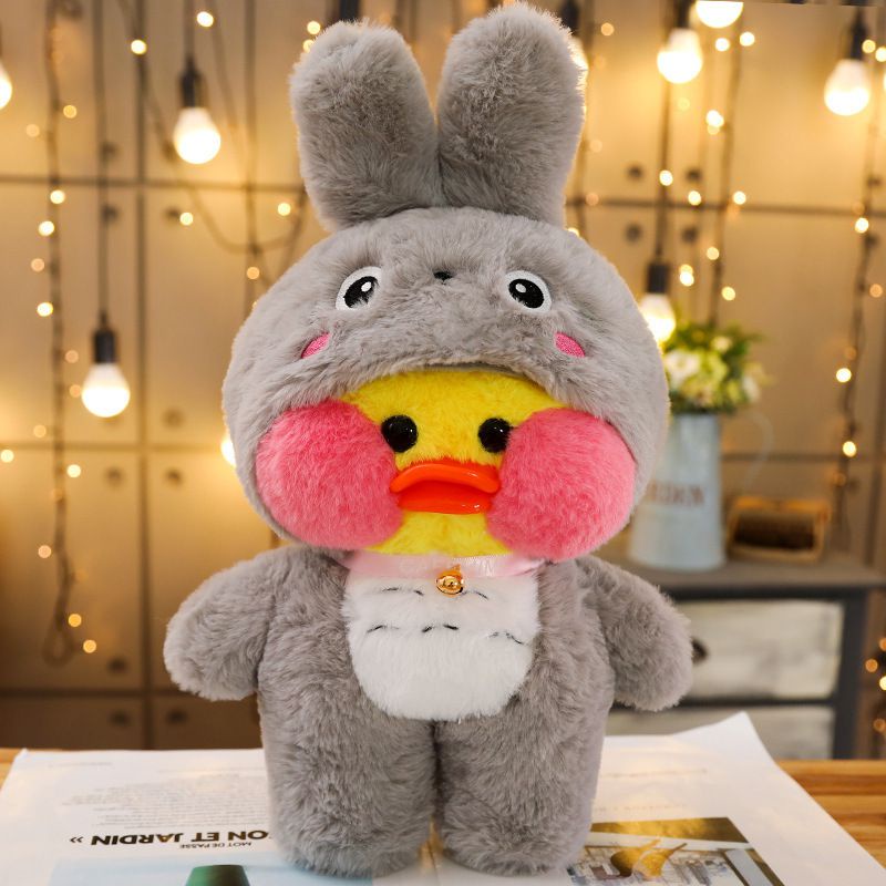 【Stock!】Boneka bebek lalafanfan cafe mimi duck Plush Toys Stuffed Doll