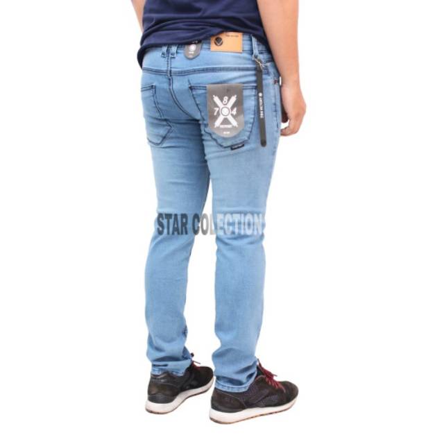 Celana jeans panjang pria skiny / slim fit original