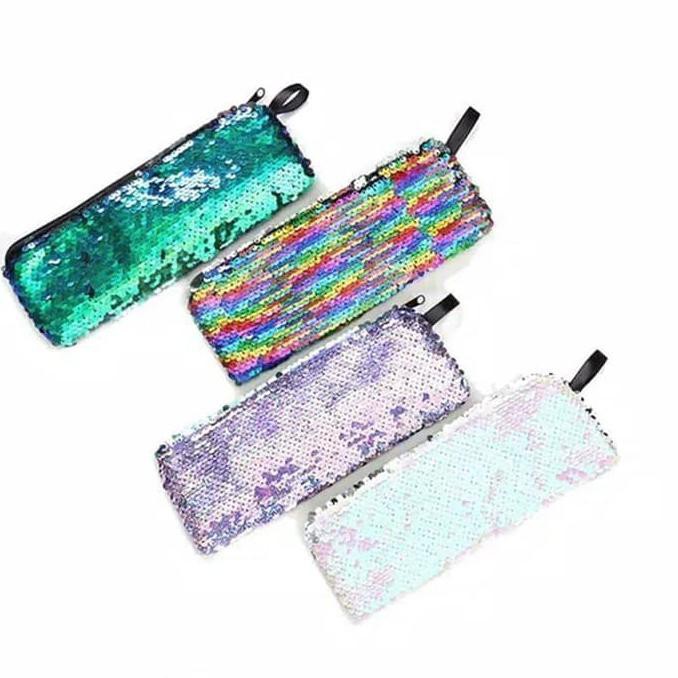 

DISKON HARGA Kotak Pencil Flip Sequin - kotak pensil Reversible sequin DR390