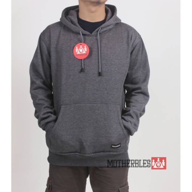 Sweater Hoodie Polos Bahan Tebal Fleece Gramasi 280