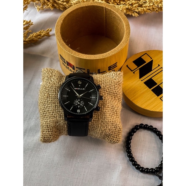 jam tangan SNILLE pria gratis gelang dan kalung (dhon store)