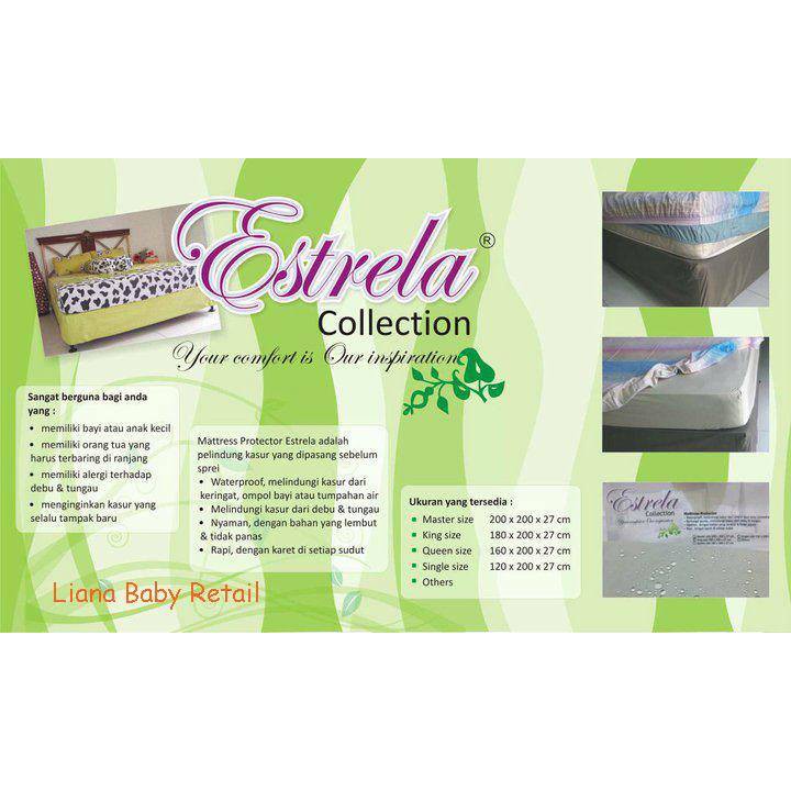 Sprei Anti Ompol ESTRELA  (Single) 120 x 200 x 27