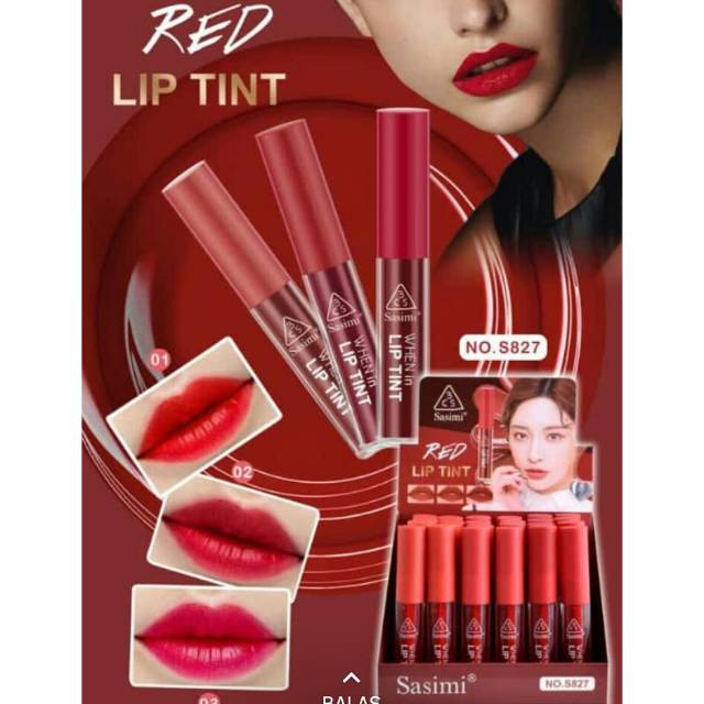 [ ECER ] LIPTINT SASIMI 3CE RED LIPTINT