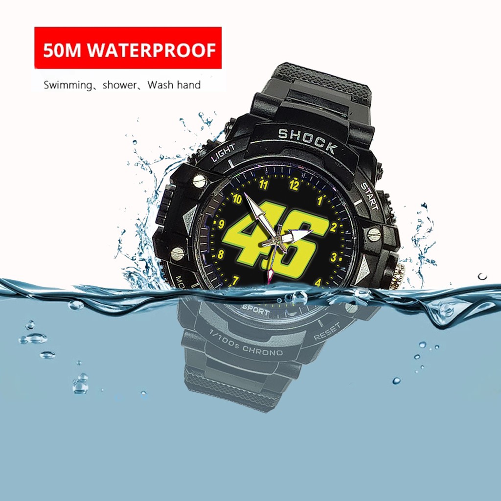 (JOS GANDOS BOS) Jam Tangan VALENTINO ROSSI . THE DOCTOR . 46 (Exclusive)