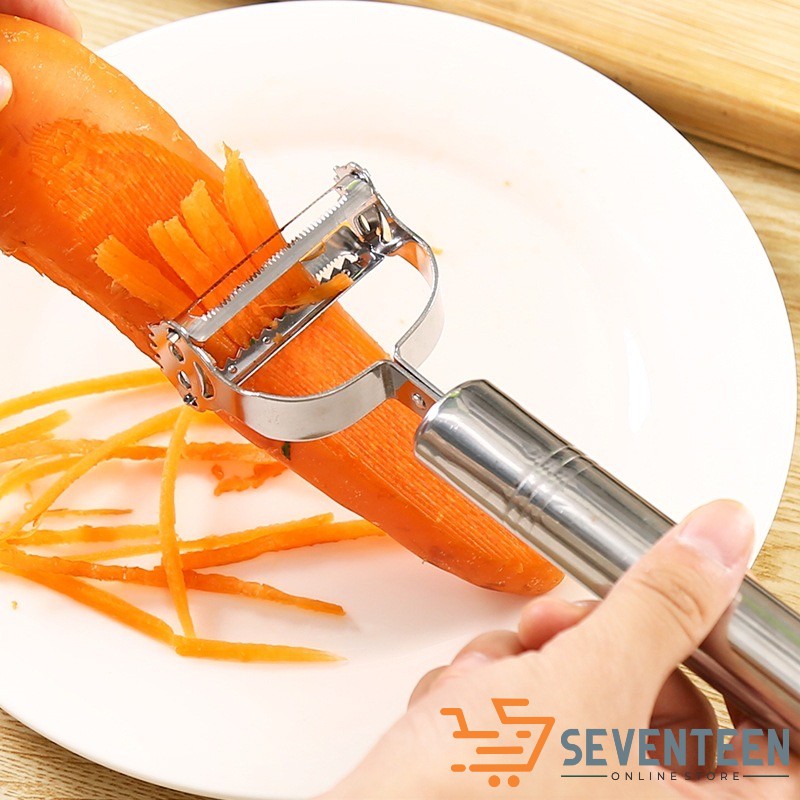 PISAU PENGUPAS KULIT BUAH DAN SAYUR 2IN1 STAINLESS PEELER PARUT