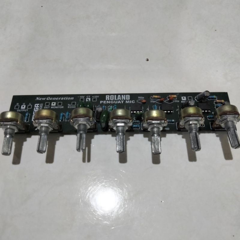 PENGUAT MIC 7 POTENSIO ROLLAND