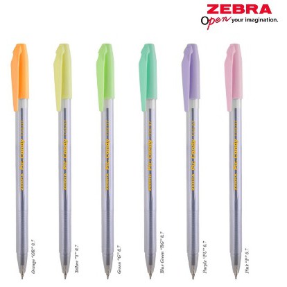 

Zebra PICCANDY SEMI GEL 0.7MM (6 COLLOURS CAP) - 1 BOX - S12