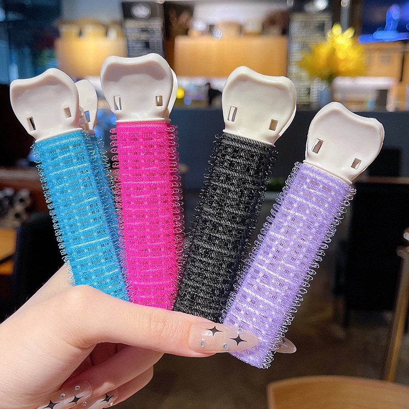 1PC Ins Hair Root Fluffy Artifact Hairclip Head Curling Bangs Hairpin