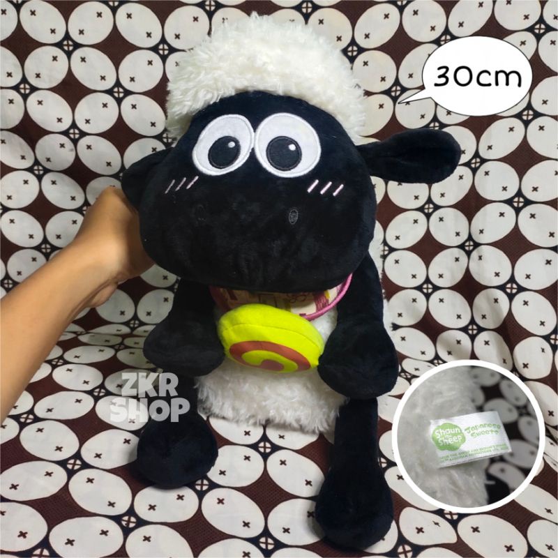 BONEKA SHAUN THE SHEEP & BITZER ORIGINAL (BONEKA KAMBING, DOMBA, ANJING)