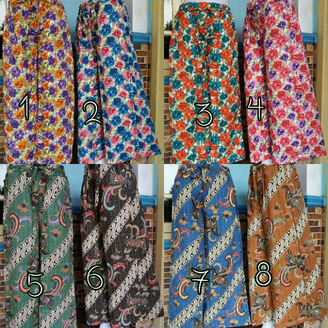 KATUN JEPANG MOTIF | KULOT BUNGA KATUN JEPANG