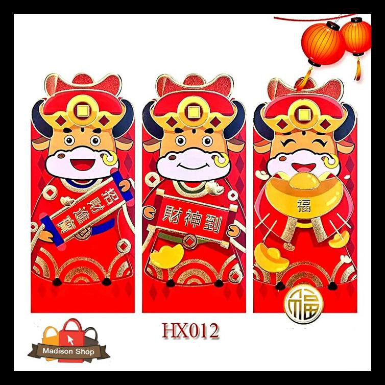 

HX012 ANGPAO PANJANG ISI 3 KERBAU EMAS RAJA AMPAO IMLEK AMPAU PREMIUM TERMURAH