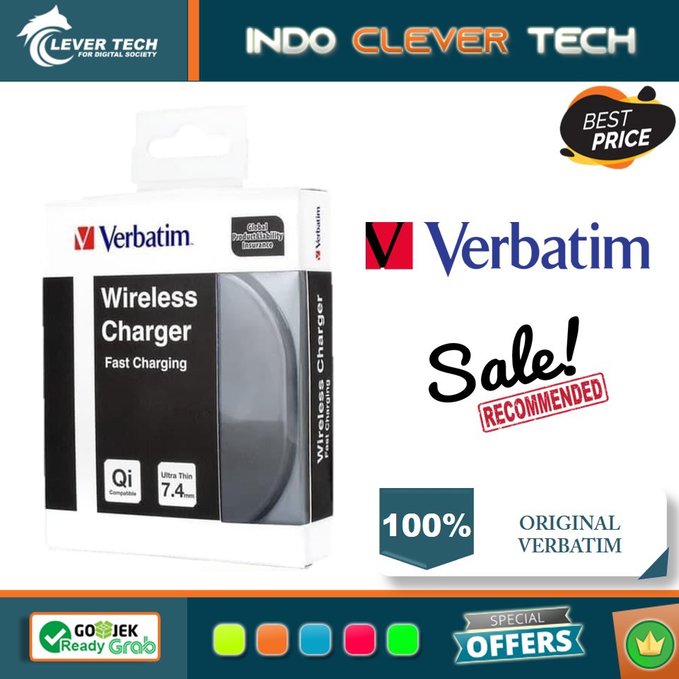 Verbatim Fast Charging Wireless Charger qualcomm 3.0 65439