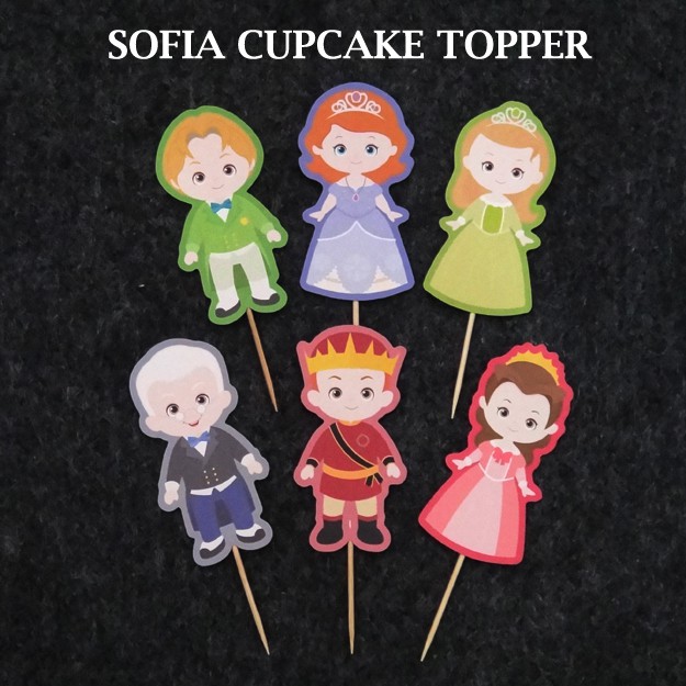 Princess Sofia the First Cupcake Topper