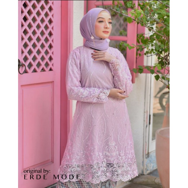 Kebaya Tunik Tille Modern - tunik tille modern - setelan kebaya modern - Kebaya modern - kebaya lamaran - kebaya pesta - tunik-baju-kebaya by BA