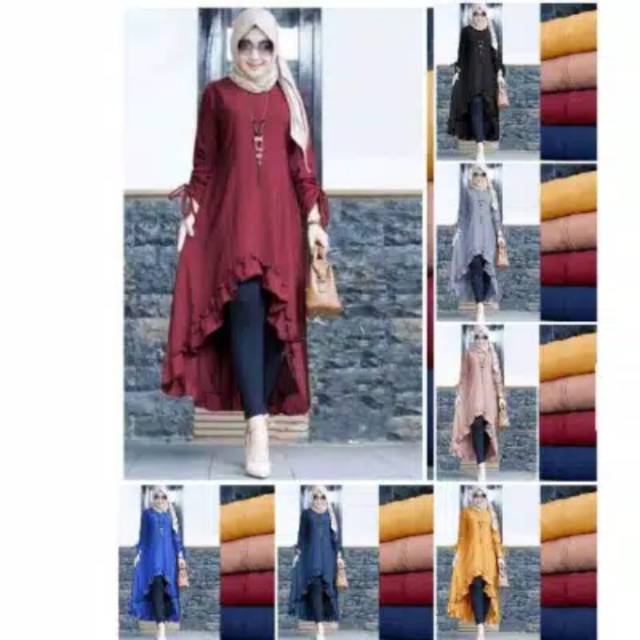 Tunik cinta rempel bawah