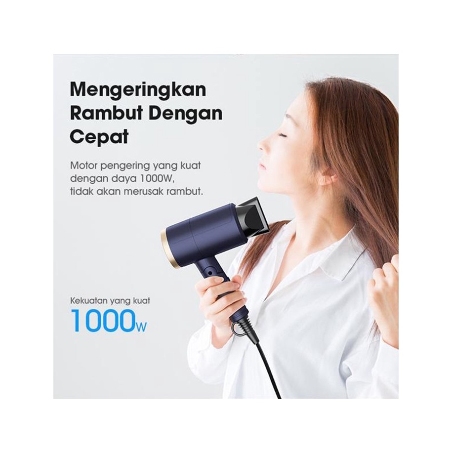 Hairdryer Pengering Rambut Samono 1000Watt Bisa Dilipat