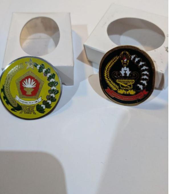 6.6 Promo >> Lencana PERSIT dan DP kuningan tipis sesuai mupus serbuuu 