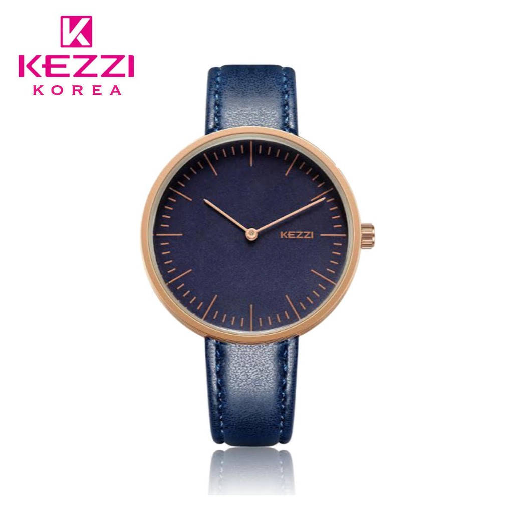 Kezzi Korea 2009 Biru - Jam Tangan Fashion Pria dan Wanita - Model Analog