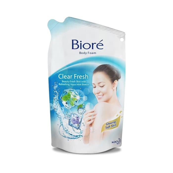 Biore Body Foam Glowing Soft Skin Refill 450ml