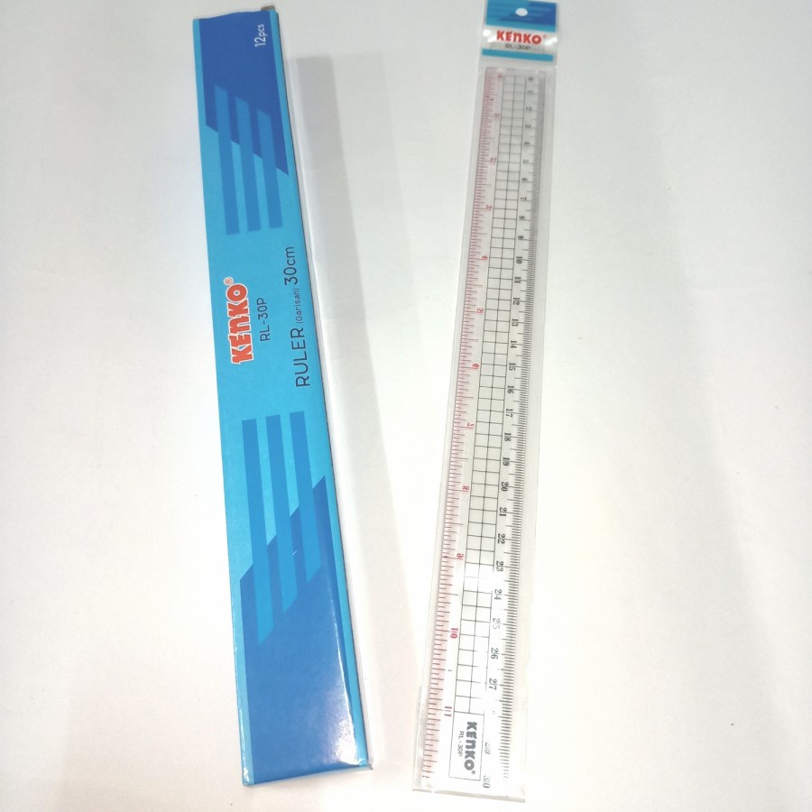 

Penggaris Garisan 30cm Kenko RL-30P (LUSIN)