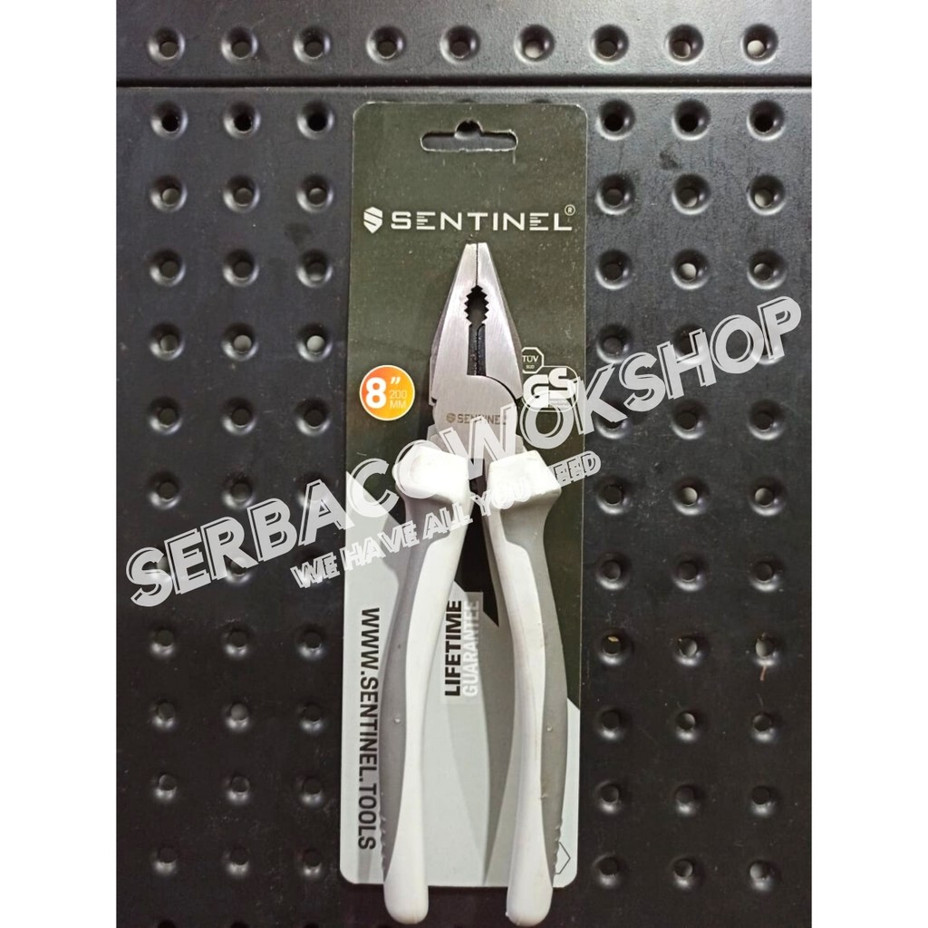 Sentinel Tang Kombinasi Chrome 8 Inch Tang Jepit Linesman Pliers 8&quot; Termurah Berkualitas