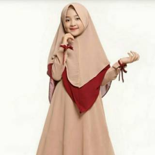 MK Gwenita Kids baju  muslim  anak  perempuan  usia  13  14 