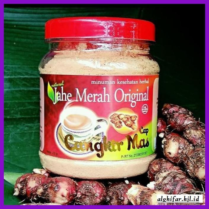 

lanoisidartdrink- jahe merah bubuk original cap cangkir mas 330 gram -asliii-bngittt.