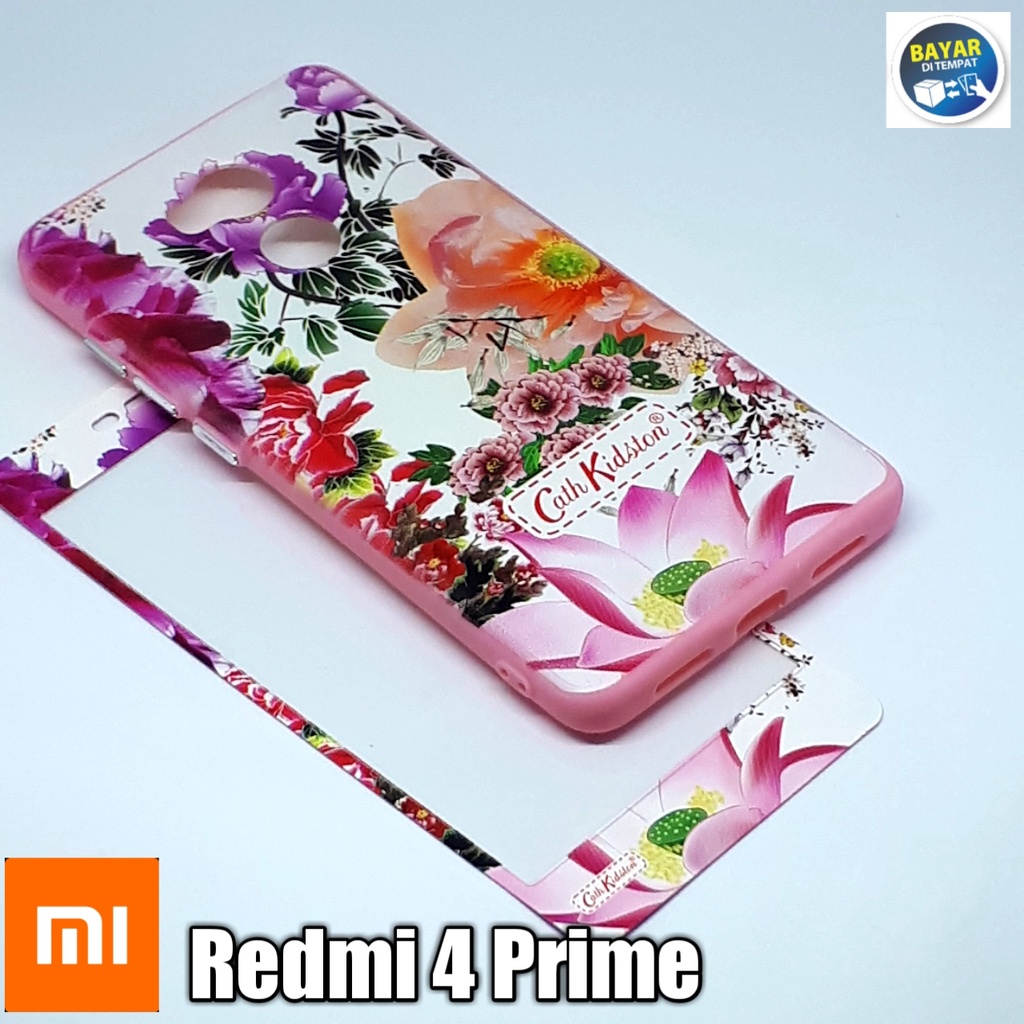 Casing Xiaomi Redmi 4 Prime Case 360 CK + Tempered Glass