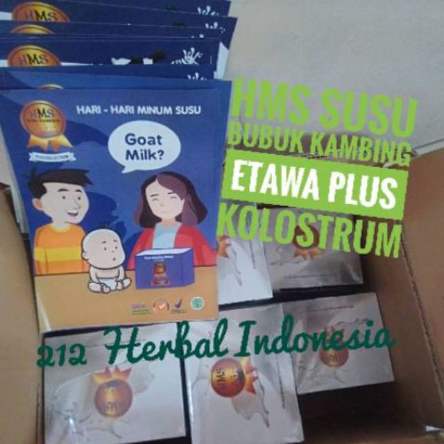 

HMS Susu Bubuk Kambing Etawa Plus Kolostrum