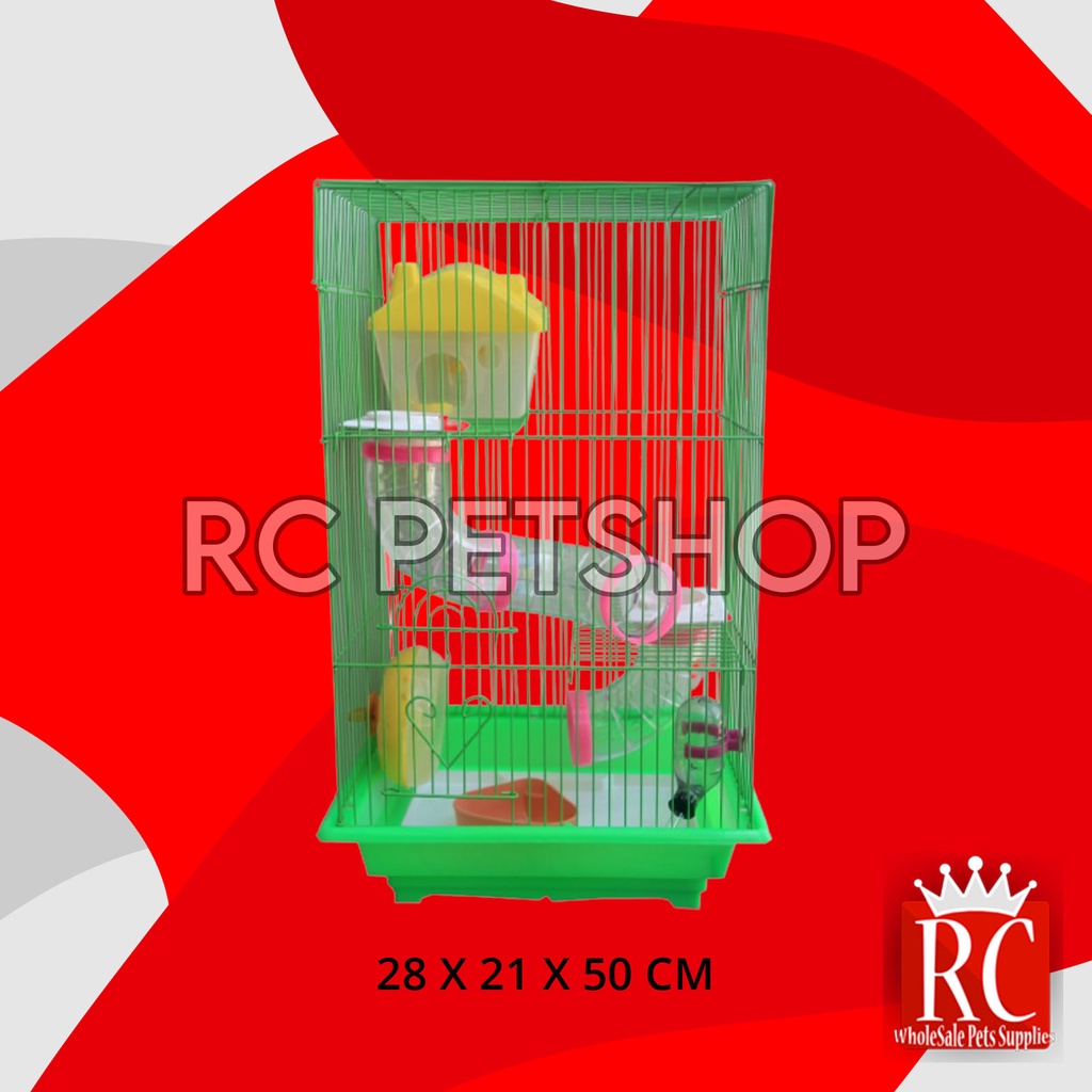 HAMSTER CAGE AK515 / G77 (28x21x34 CM)