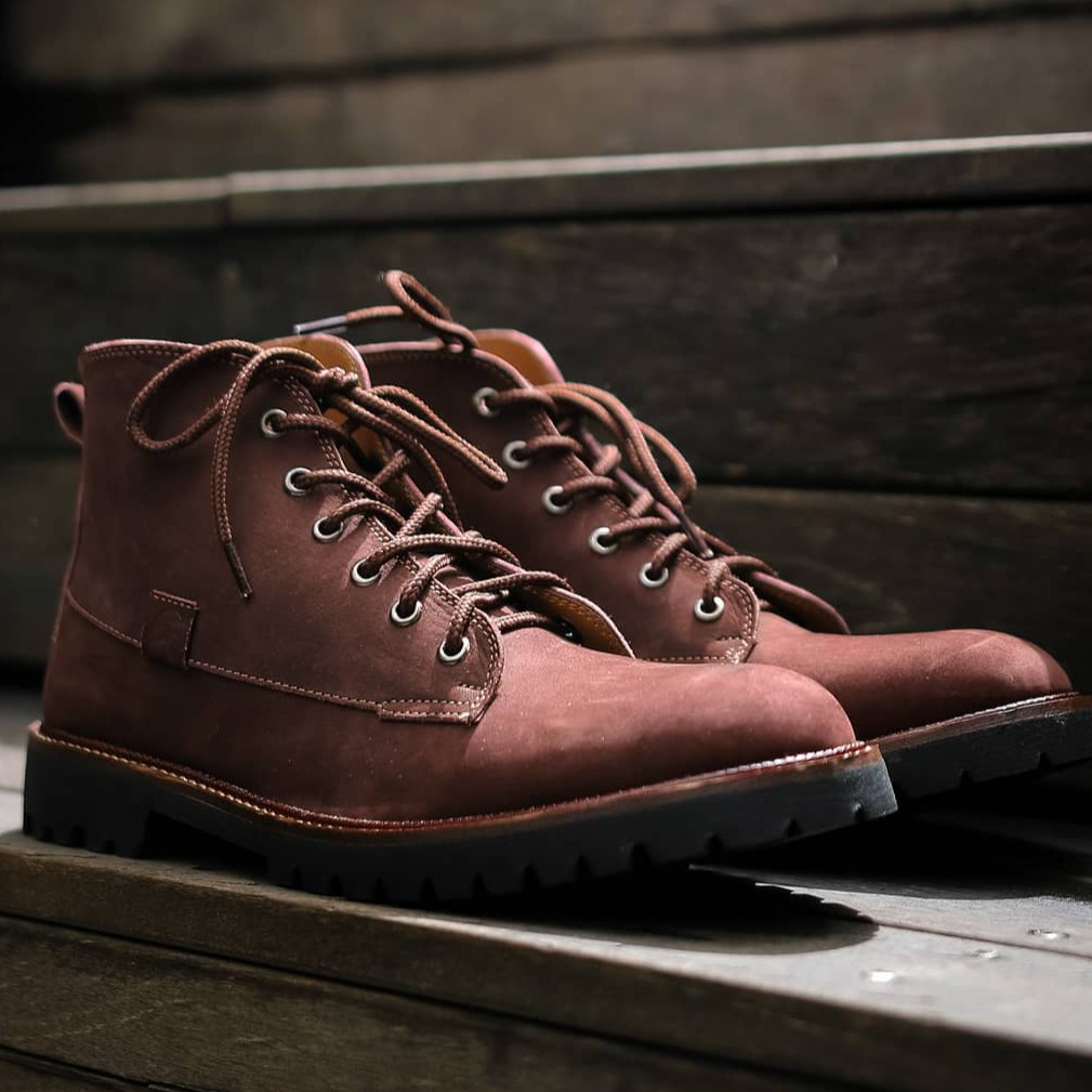 ICON |MNM x Zapato| KULIT ASLI PREMIUM Sepatu Boots Pria Vintage Shoes