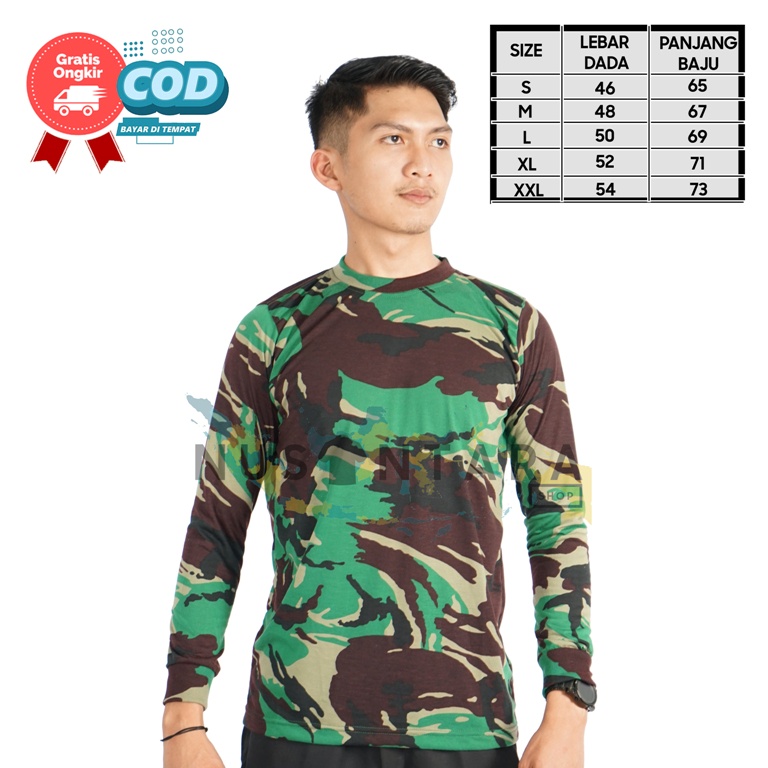 Jual Tni Loreng Tentara Kaos Doreng Tni Katun Double Malvinas Baju Tni Seragam Tni Ad Au Al